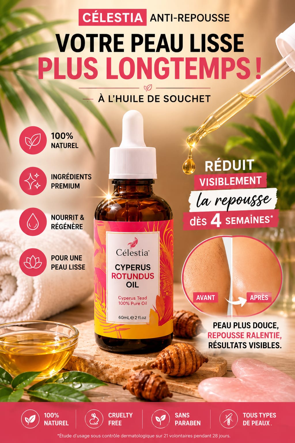 Sérum Stop-poils - Célestia
